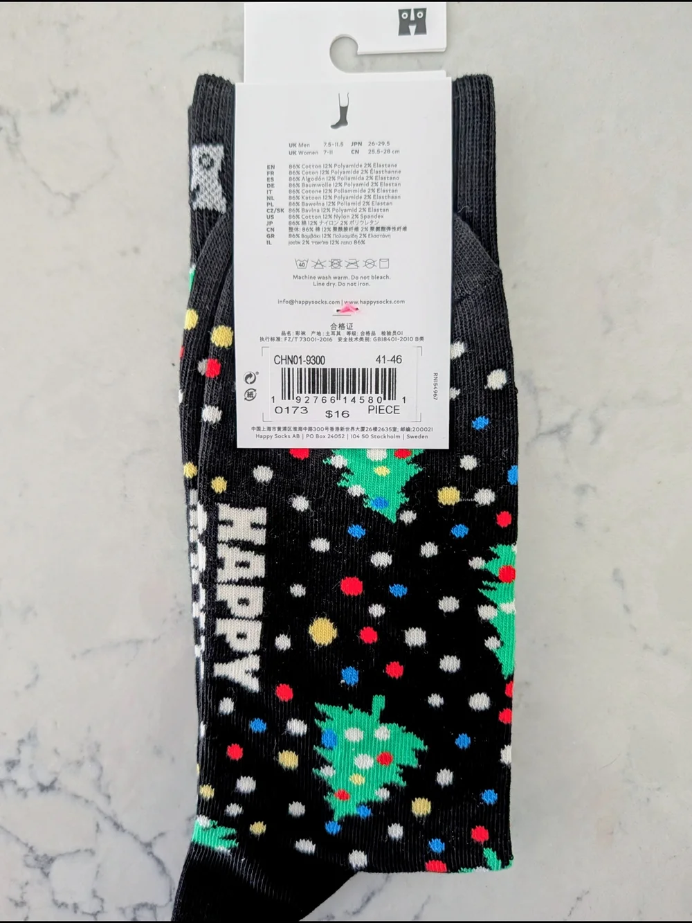 Happy Socks Christmas Novelty- Unisex- Mid Calf